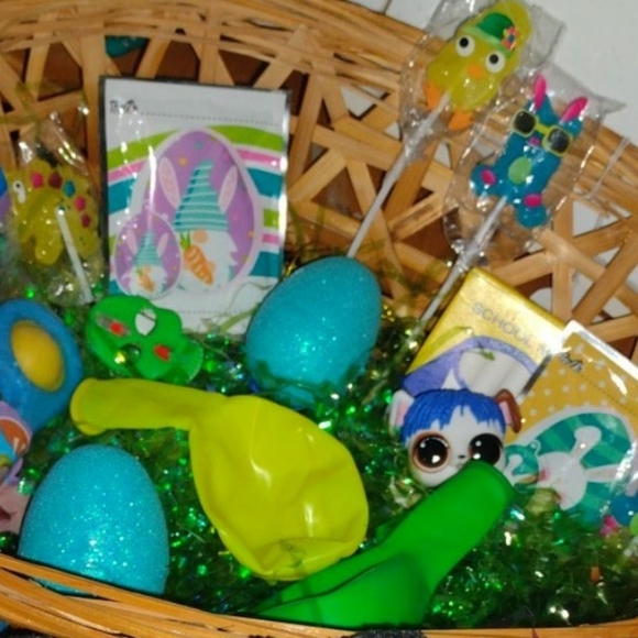 Boys Easter basket filled - Picture 2 of 4